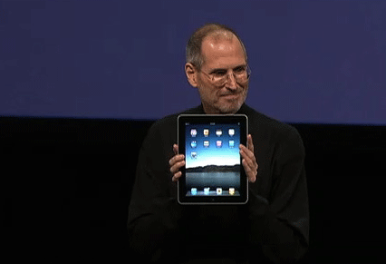 Steve+iPad